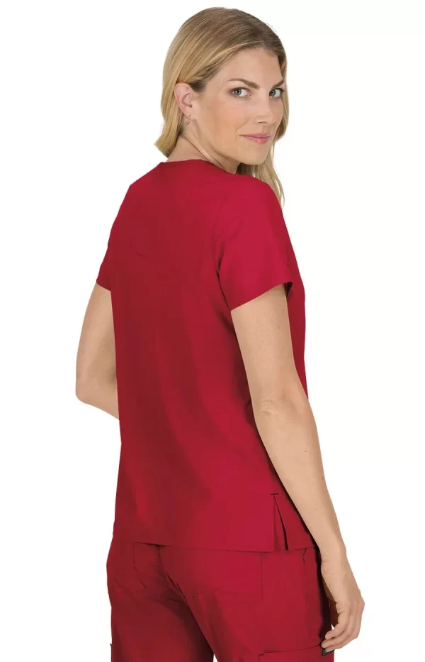 373  Blusa médica elástica de cuatro bolsillos para mujer Becca de Koi Basics - Imagen 3